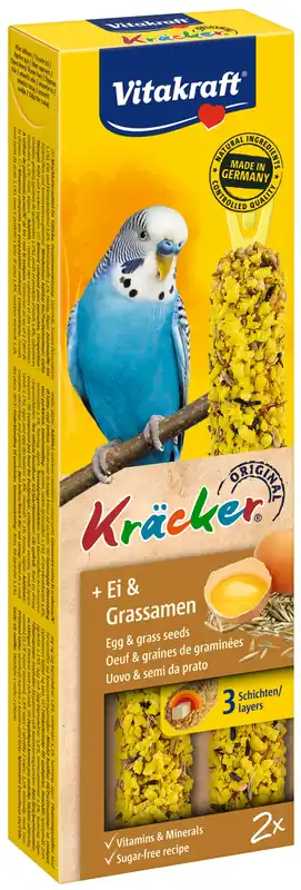 Beste Prijs Vitakraft Ei/Graszaad-Kräcker Parkiet 2In1